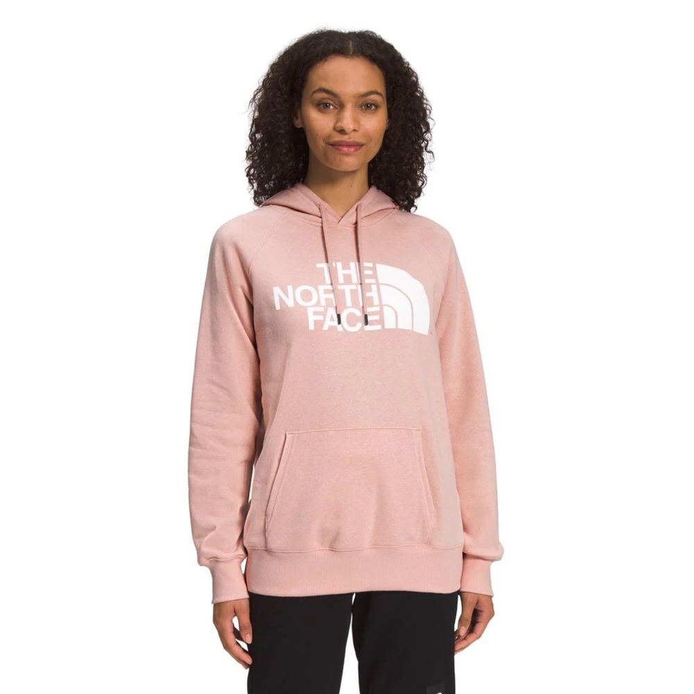 The North Face Women's Half Dome Pink Pullover Hoodie Sweatshirt